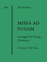 Missa ad Fugam Orchestra sheet music cover